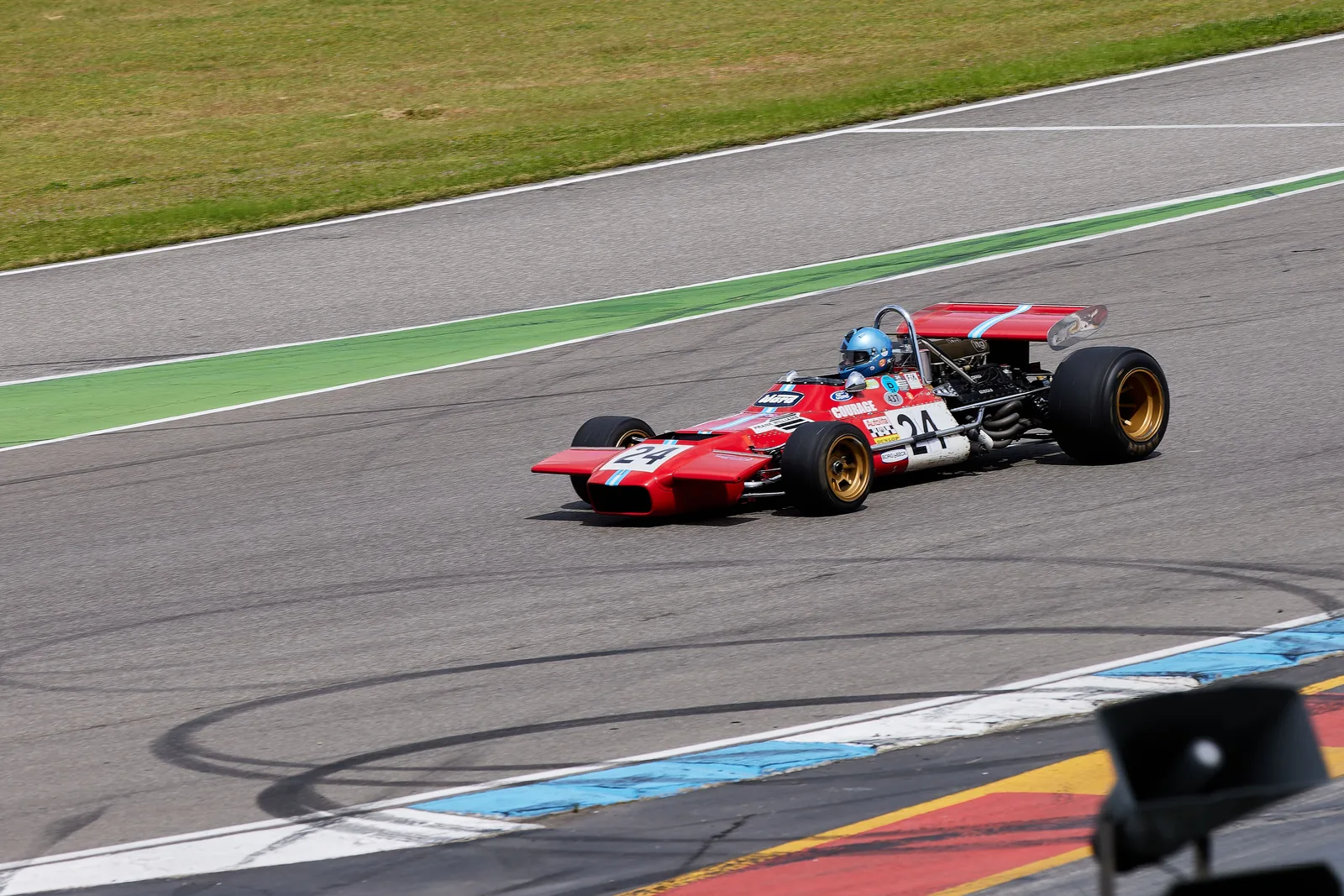 Auto storica in pista
