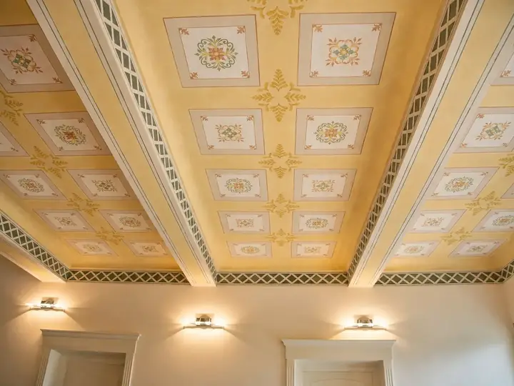 Soffitto decorato della villa